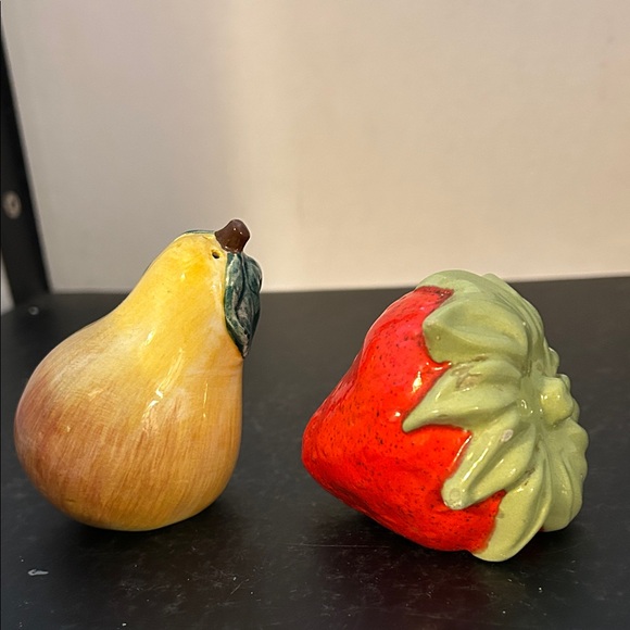 Other - Fruit Shaped Ceramic Salt and Pepper Shakers